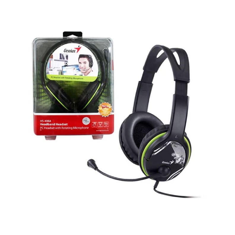Audifonos Gamer Genius Verde-2