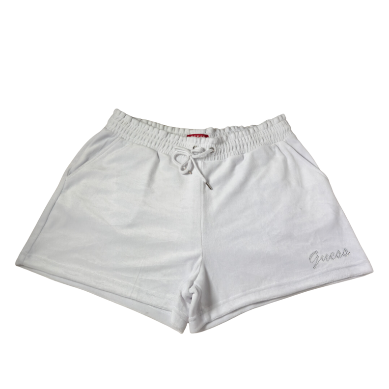 Short Plush Blanco Talla L Guess-0