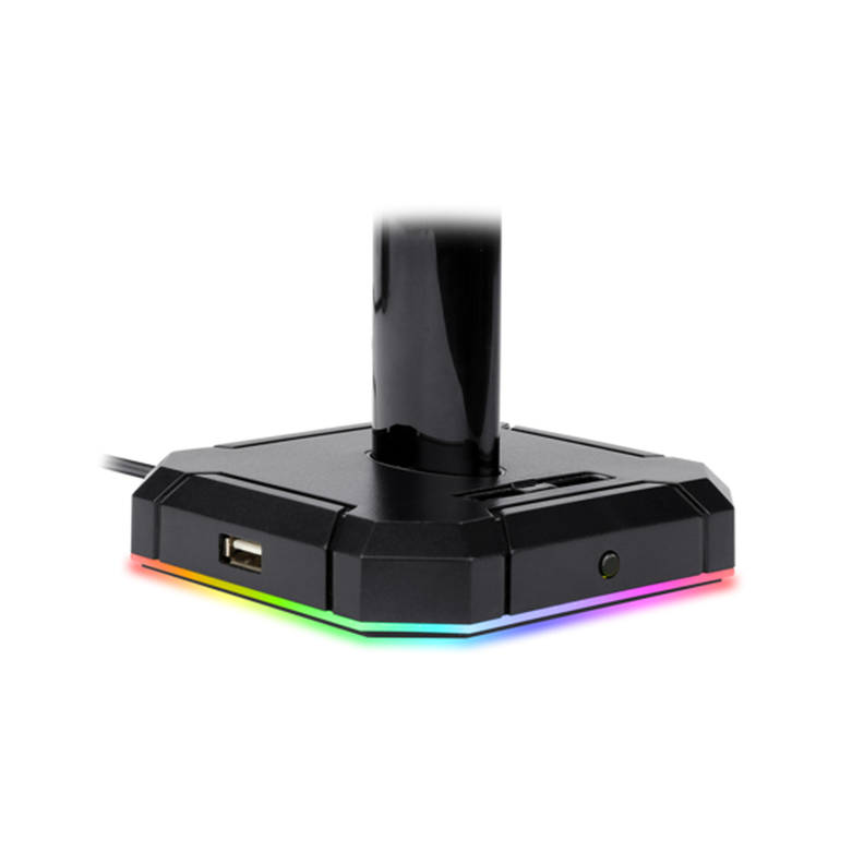 Soporte audifonos Redragon Scepter Pro HA300 RGB 4 USB-1
