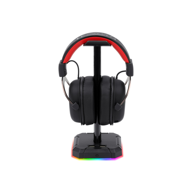 Soporte audifonos Redragon Scepter Pro HA300 RGB 4 USB-2