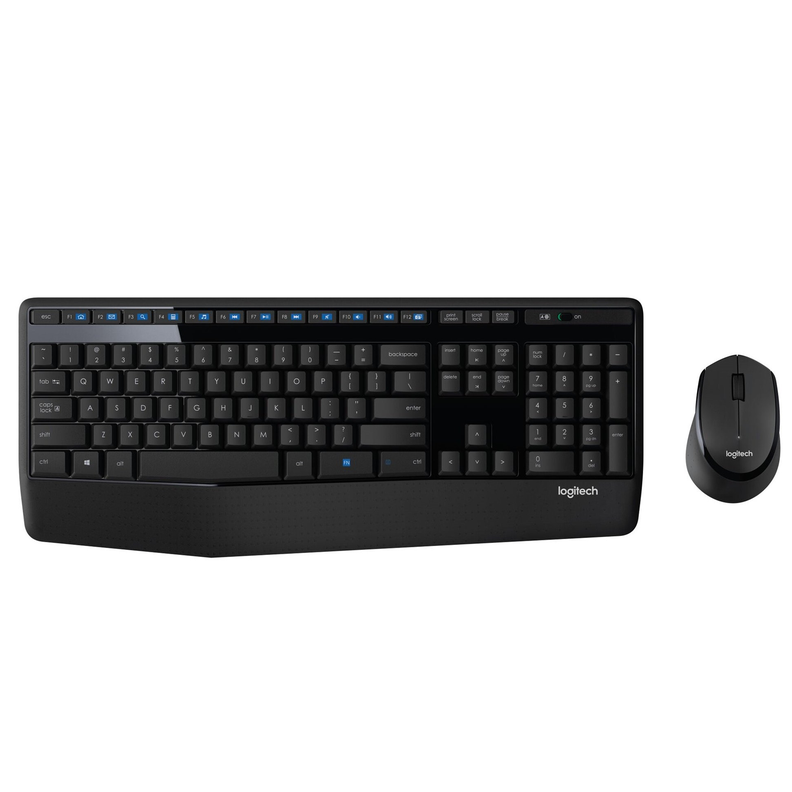 Kit Teclado y Mouse Logitech MK345 Inalambrico Negro-0