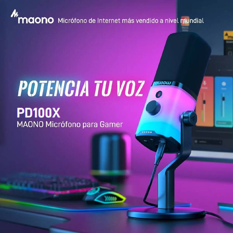 Microfono Maono PD100X RGB-1