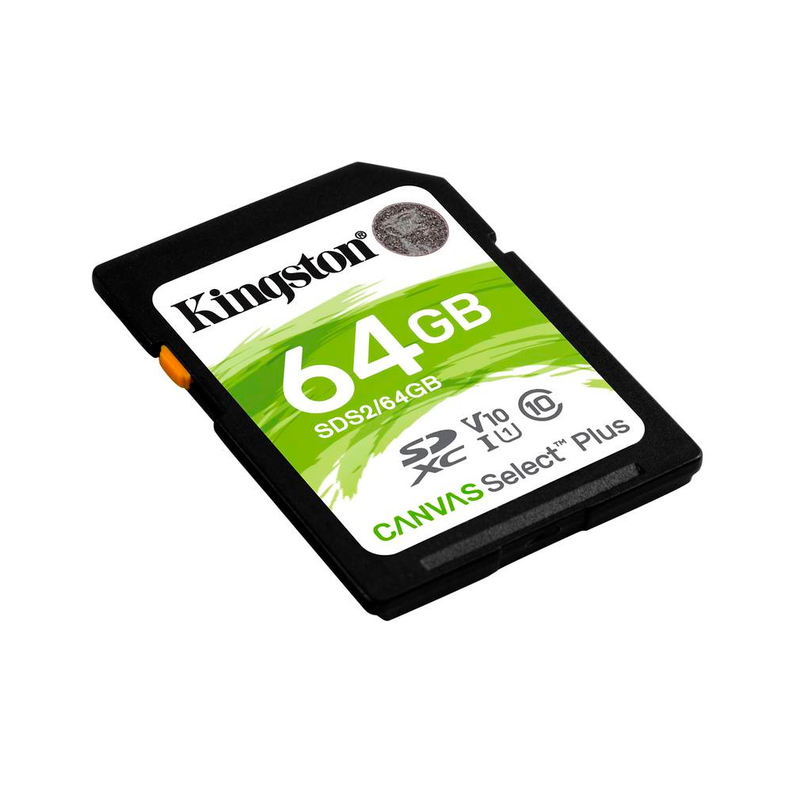 Tarjeta de Memoria SD Kingston Canvas Select 64GB 100MB/s-1