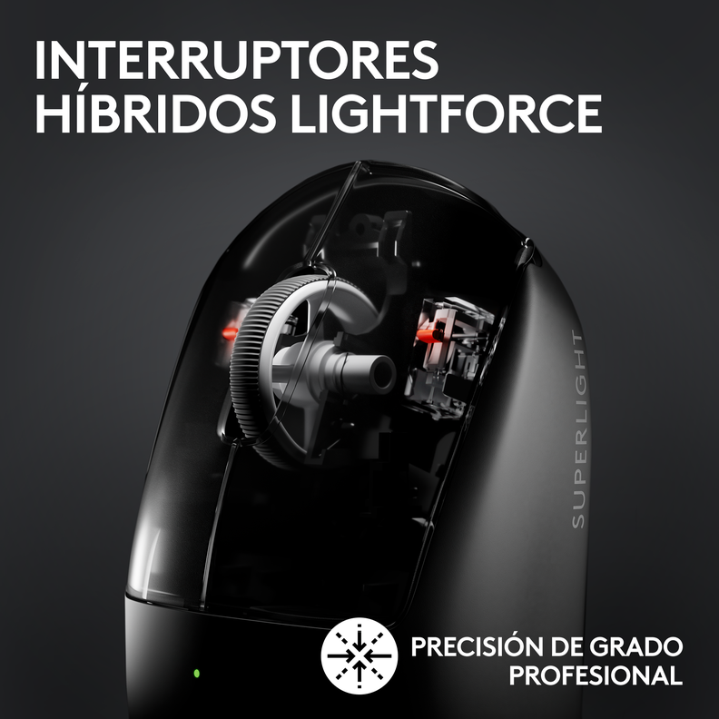 Mouse Gamer Logitech Pro X Superlight 2 Lightspeed Negro-7