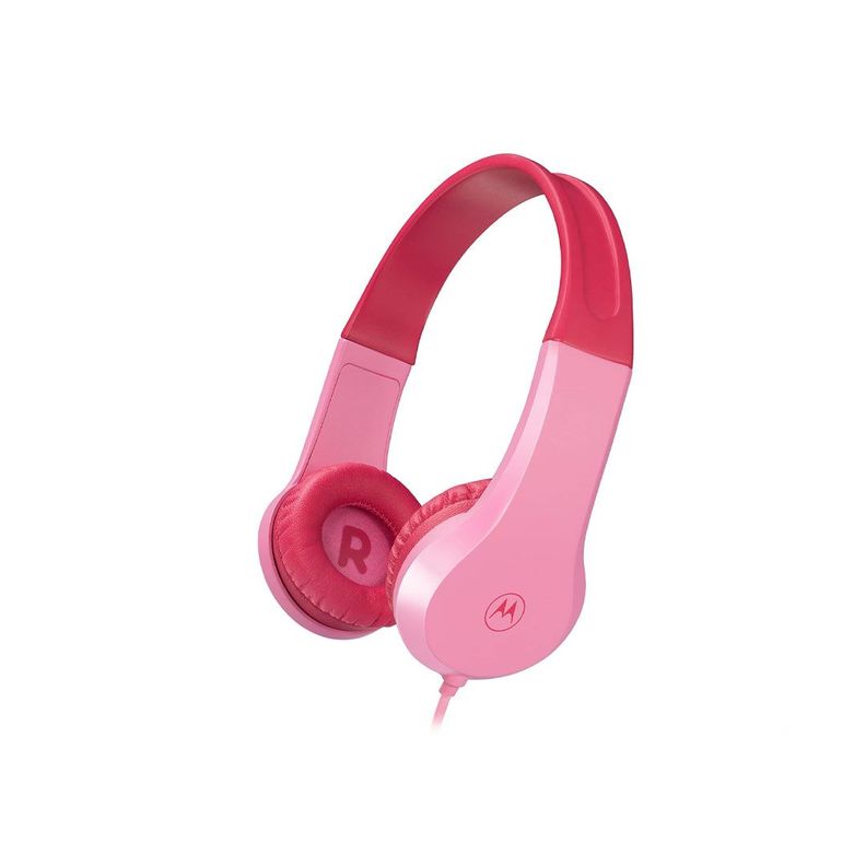 Audífonos Motorola JR 200 Rosado Over-Ear con Cable-0