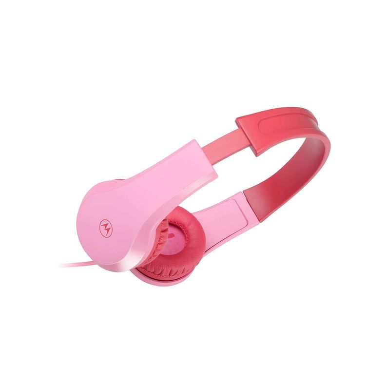 Audífonos Motorola JR 200 Rosado Over-Ear con Cable-1