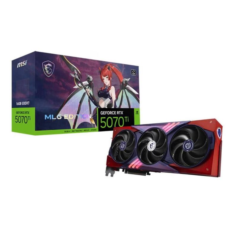 Tarjeta de Video MSI Geforce RTX 5070 Ti 16G MLG Edition OC