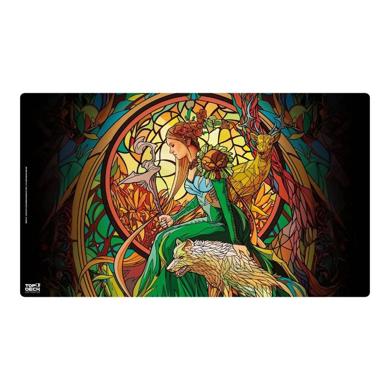 Playmat Topdeck Colección Vitrales - Druida
