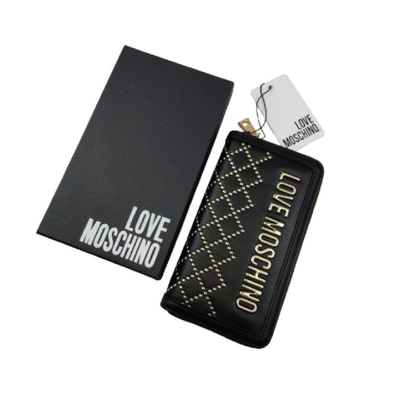 BILLETERA MOSCHINO NEGRA-0