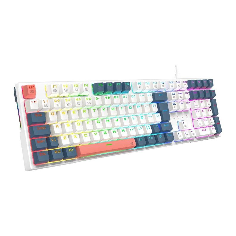 Teclado Redragon TRUNDLE K668WBO-RGB-1