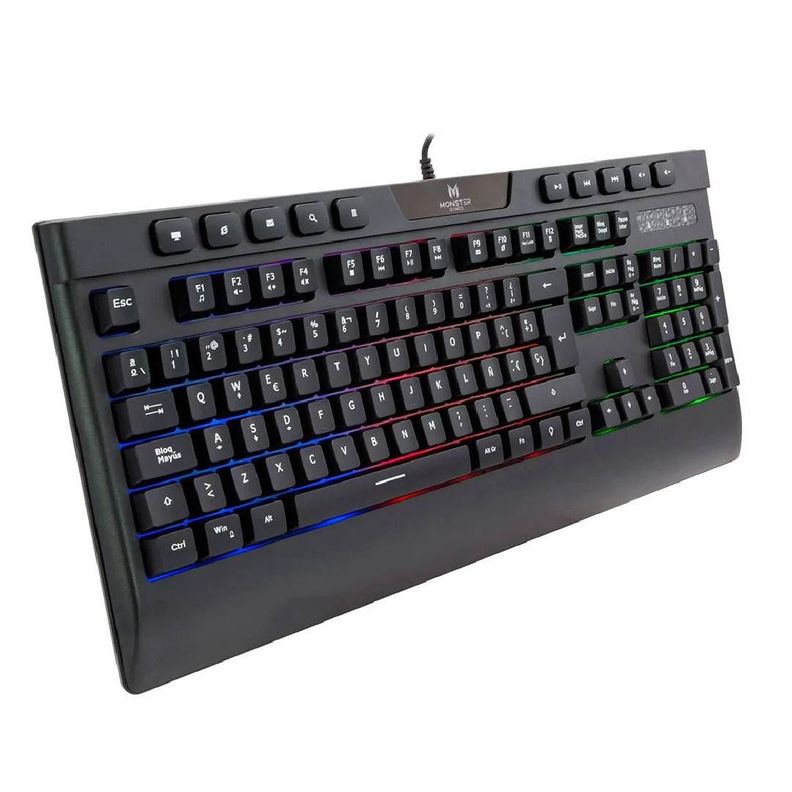 Teclado Gamer Monster Games Inception Membrana USB-1