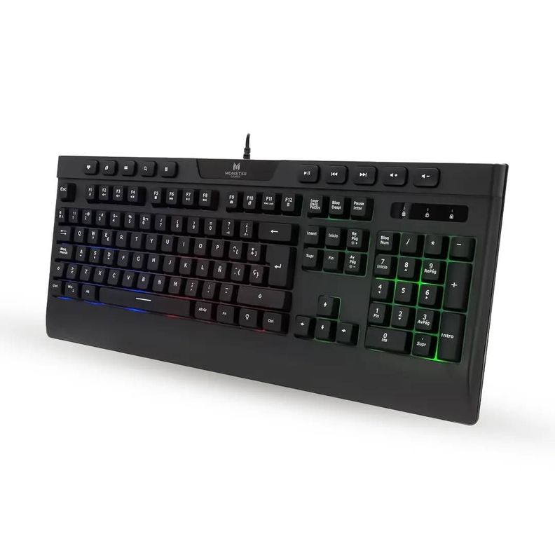 Teclado Gamer Monster Games Inception Membrana USB-2