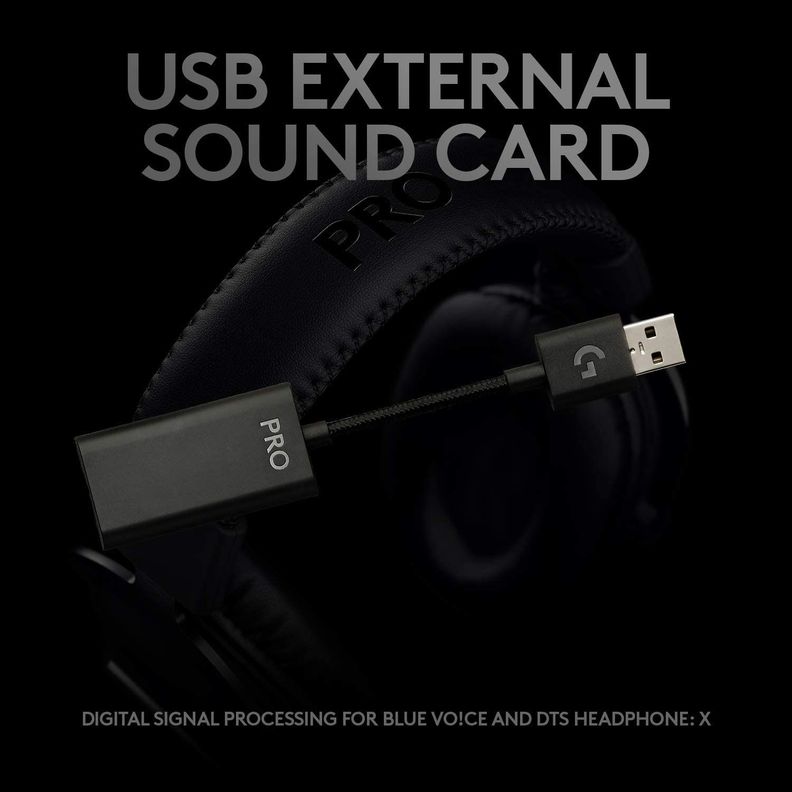 Audífonos Logitech G Pro X Con Cable USB 7.1 Blue Voice-4