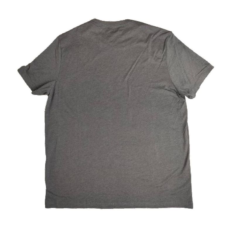 Polera MK Gris Cuello Redondo Con Letras Blancas Mk Talla L-1