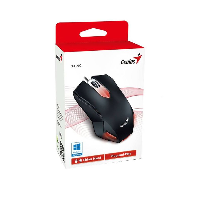 Mouse Genius Gaming X-G200 Genius Negro-2