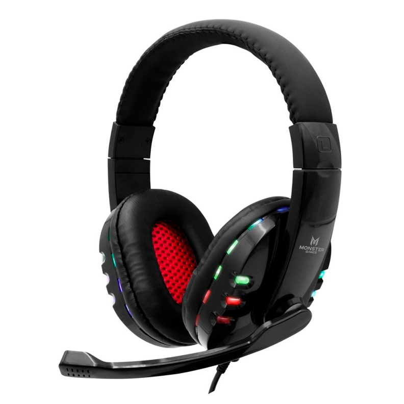 Audifono Gamer Monster Games Bogey RGB Jack 3.5mm-0
