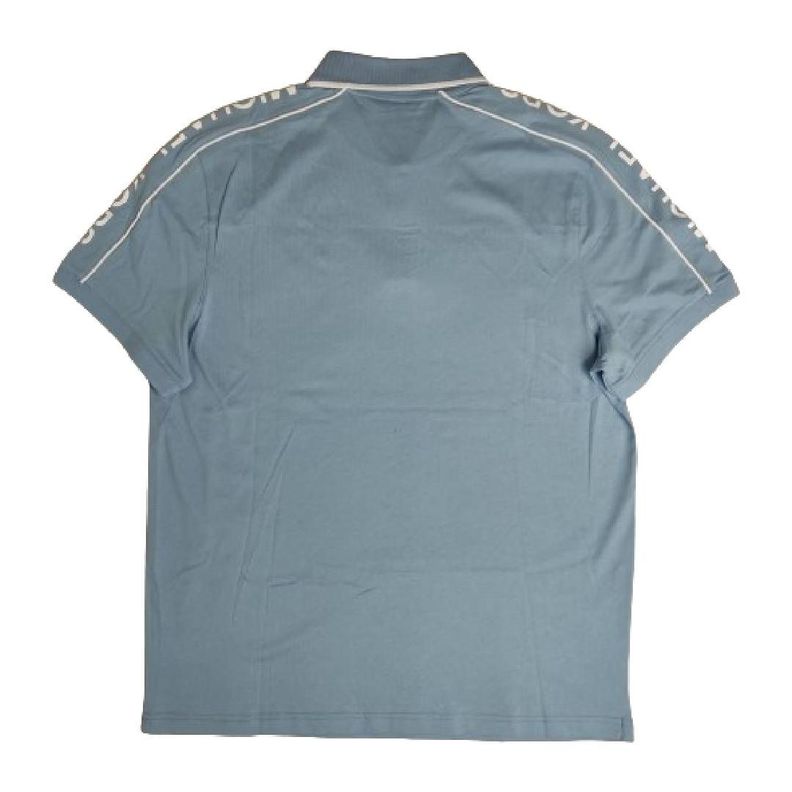 Polera MK Celeste Con Cuello Linea Blanca Talla Xl-1