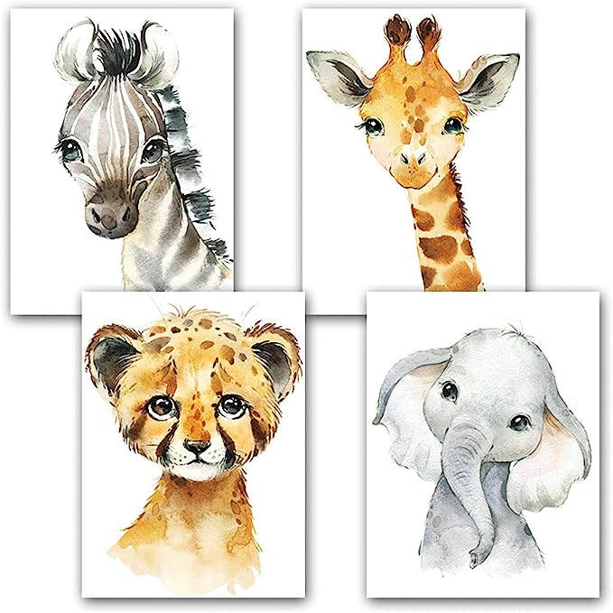 Imagen decorativa Nordica Elefante 30x40 cm-1