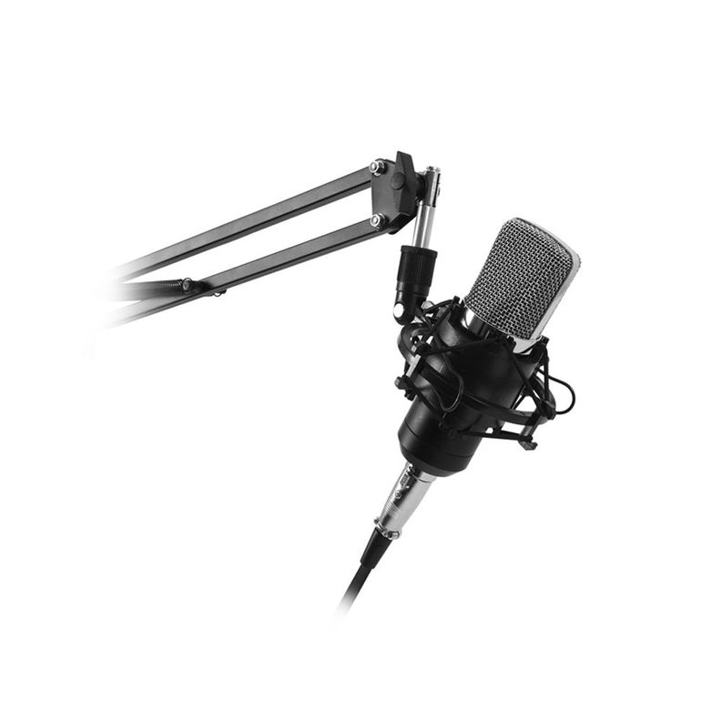 Kit Studio Microfono Condensador Philco soporte c Filtro-0