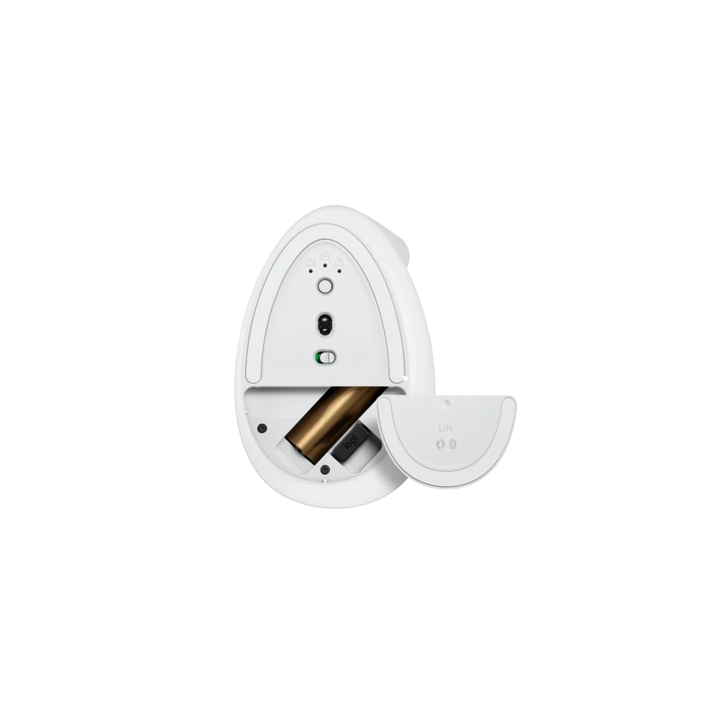 Mouse vertical inalámbrico Logitech Serie Ergo Lift blanco-3