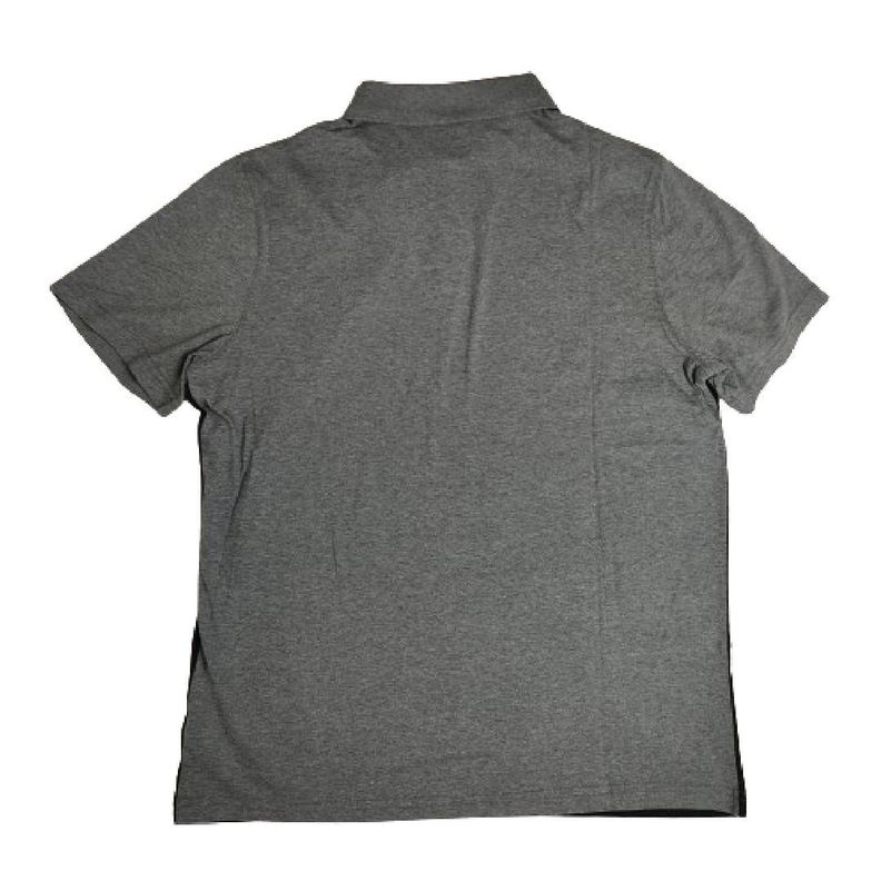 Polera MK Gris Oscuro/negro Con Cuello Talla M-1