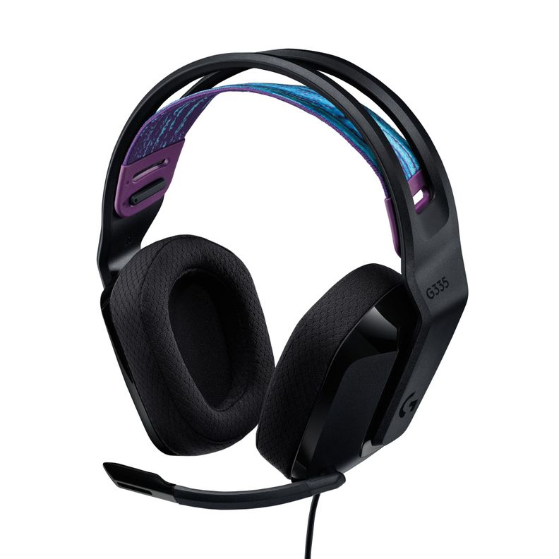 Audifonos Gamer Logitech G335 Negros Jack 3.5mm-0
