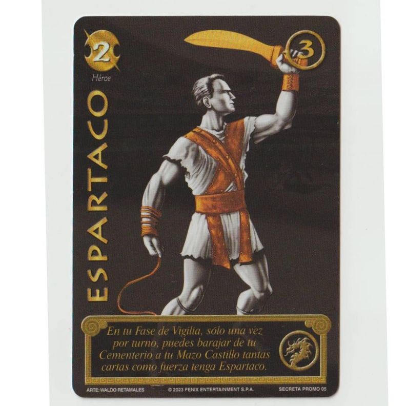 Carta Promo Secreta Espartaco Myl-0