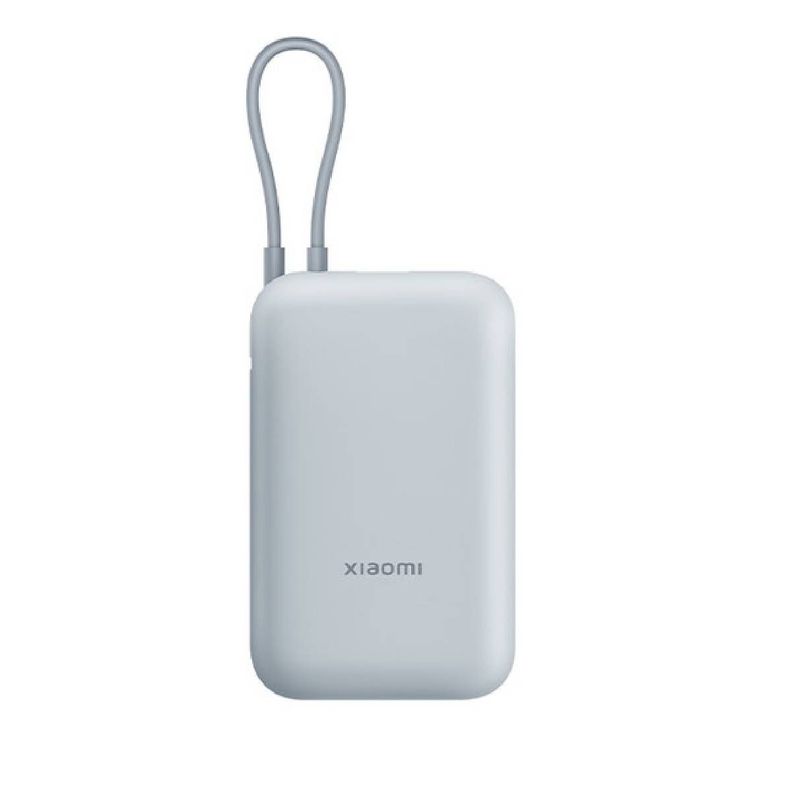 Power Bank Xiaomi 10.000 mAh Cable Integrado Azul-0