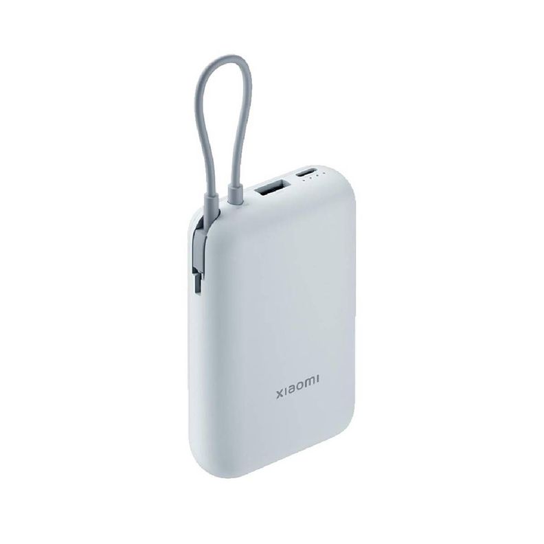Power Bank Xiaomi 10.000 mAh Cable Integrado Azul-1