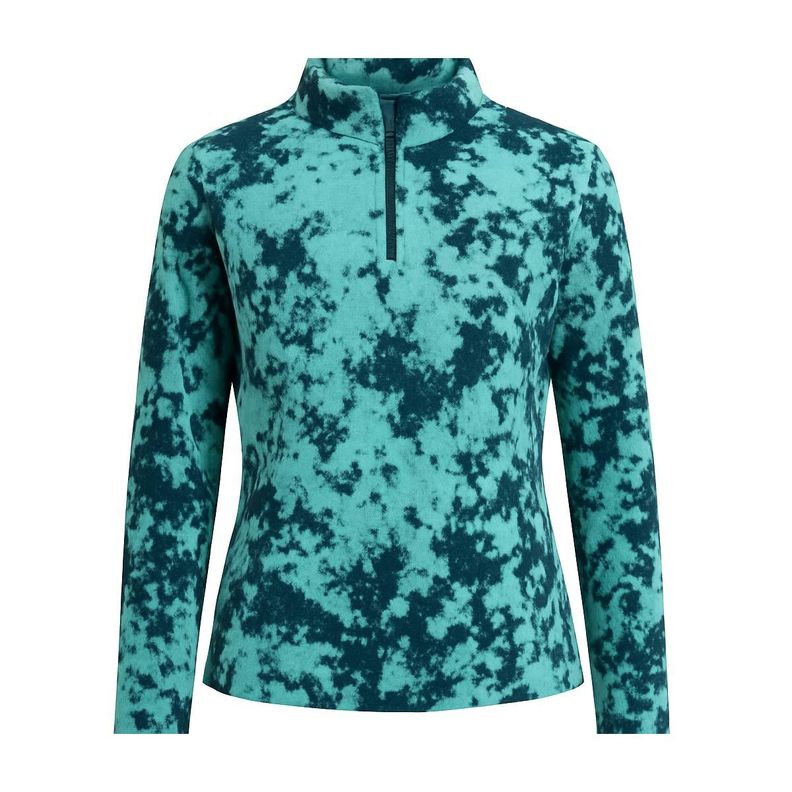 Polerón Columbia Mujer Tie-Dye Verde con Menta - Talla M-0