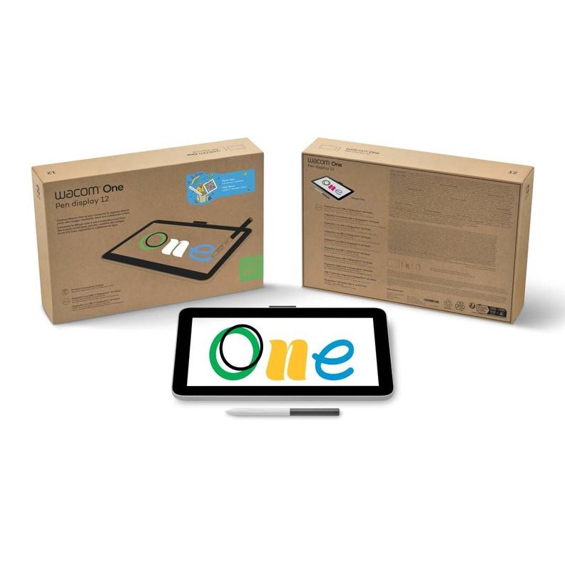Tableta Gráfica Wacom One Pen Display 12 USB-C - DTC121W0A1-3