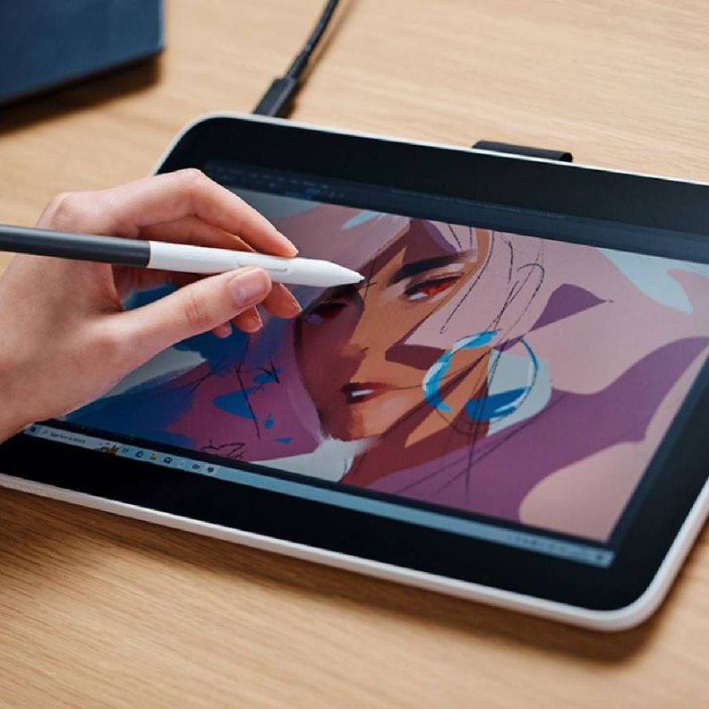 Tableta Gráfica Wacom One Pen Display 12 USB-C - DTC121W0A1-4