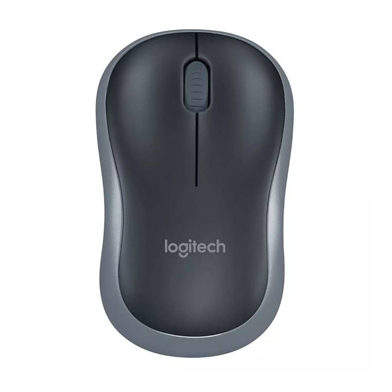 Mouse Inalambrico Logitech M185 Negro Grafito Gris