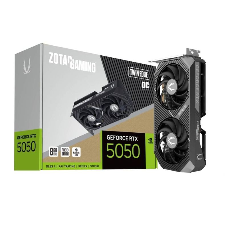 Tarjeta de Video ZOTAC GeForce RTX 5050 Twin Edge OC 8GB