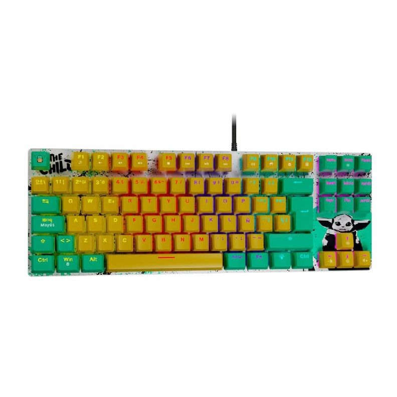 Teclado mecánico PRIMUS GROGU Ballista80T Café-1
