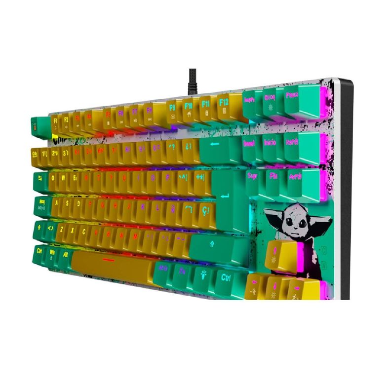 Teclado mecánico PRIMUS GROGU Ballista80T Café-2
