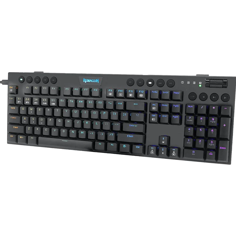 Teclado Mecánico Redragon Horus FS K618SP Negro Inalambrico-3