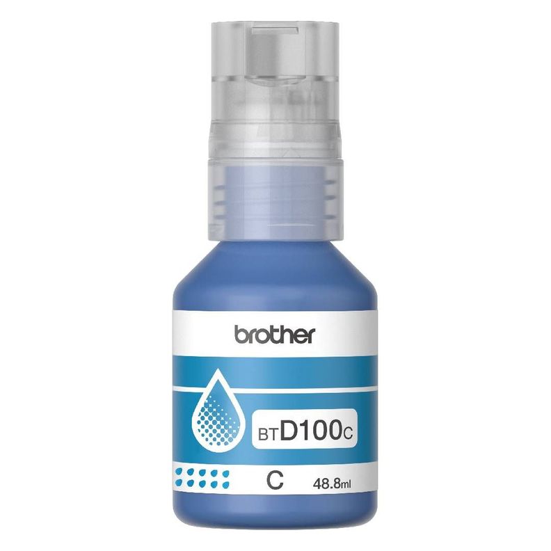 Tinta Brother BTD100C Cyan-1