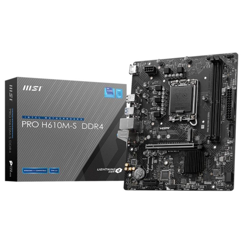 Placa Madre MSI Pro H610M-S LGA1700 DDR4-0