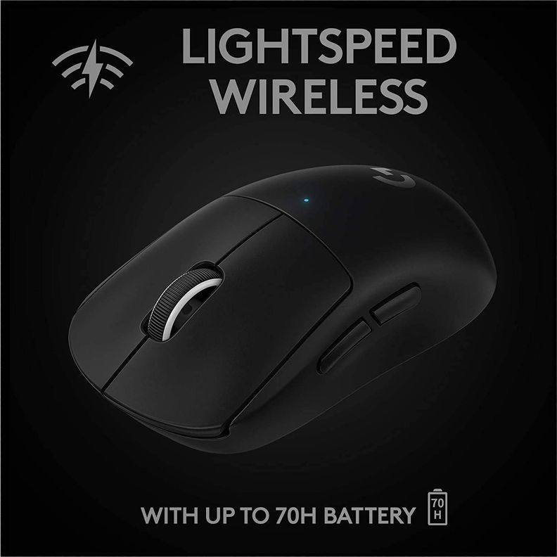 Mouse Gamer Logitech PRO X Superlight Wireless Hero25k Negro-4