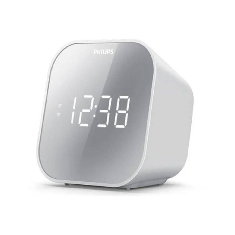 Radio Reloj Philips TAR4406 FM/USB Bivolt Blanco-0