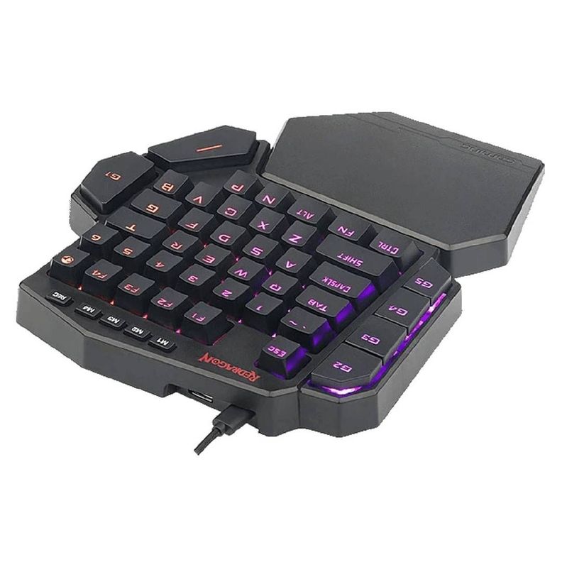Teclado de una mano Redragon Diti Gaming RGB Blue Switch-2