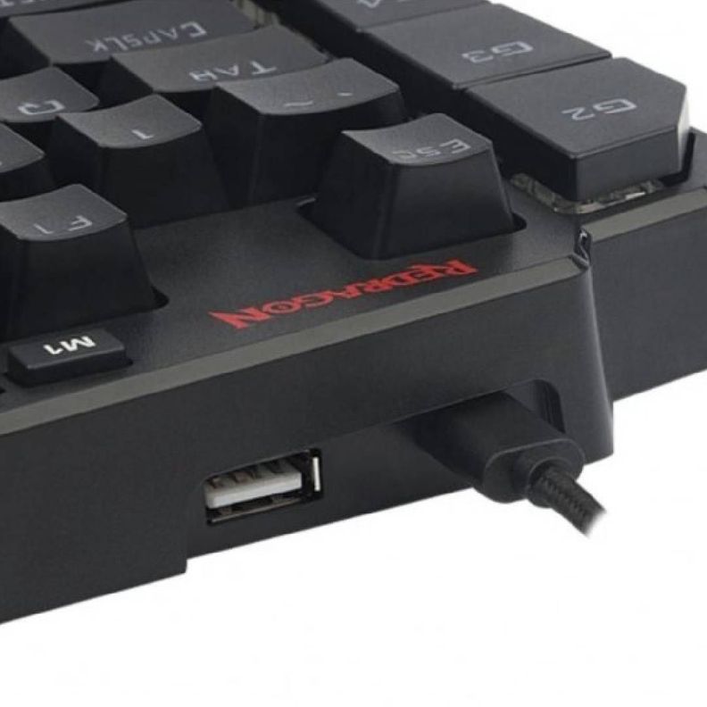 Teclado de una mano Redragon Diti Gaming RGB Blue Switch-3