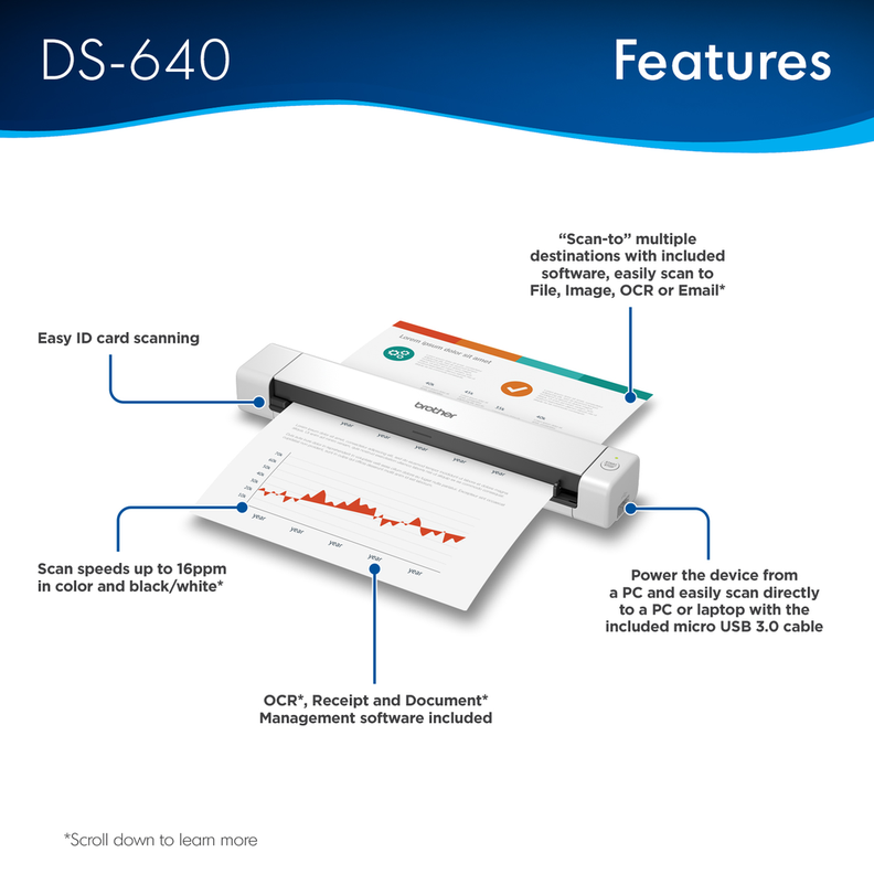 Escaner Brother DS640-3
