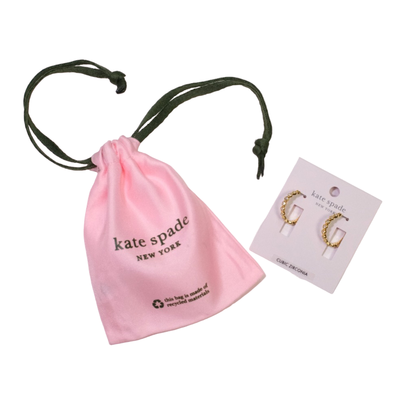 Aretes Kate Spade Oro Full Circle Huggies-0