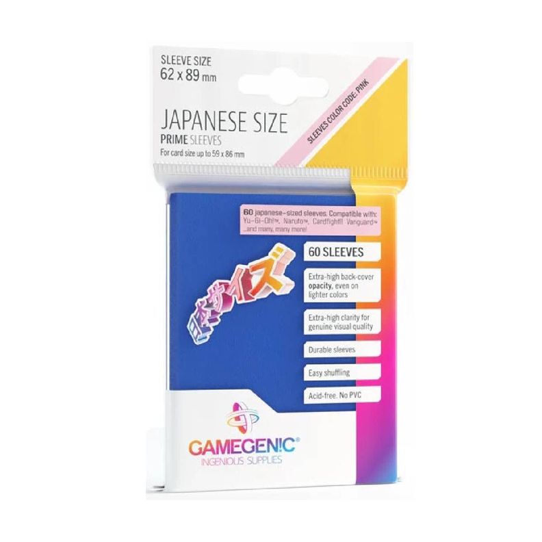 Protectores Prime Gamegenic - Blue (62 x 89 mm) (60ct)-0