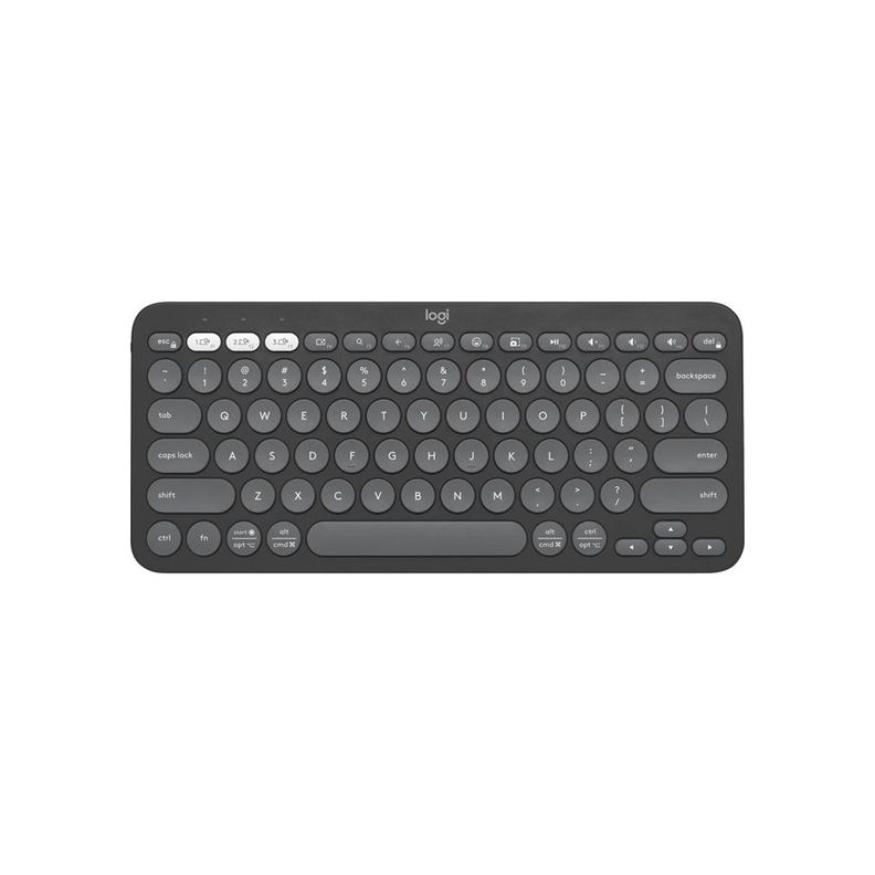 Teclado Logitech Pebble Keys 2 K380S Grafito Negro