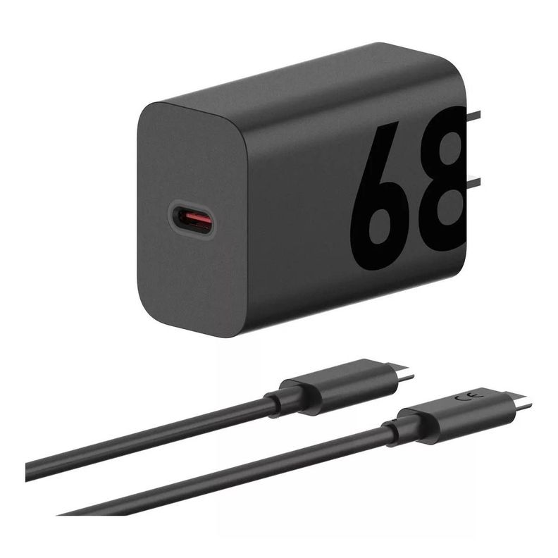 Cargador Motorola Turbo Power 68W con Cable USB-A 1M 6.5A-0