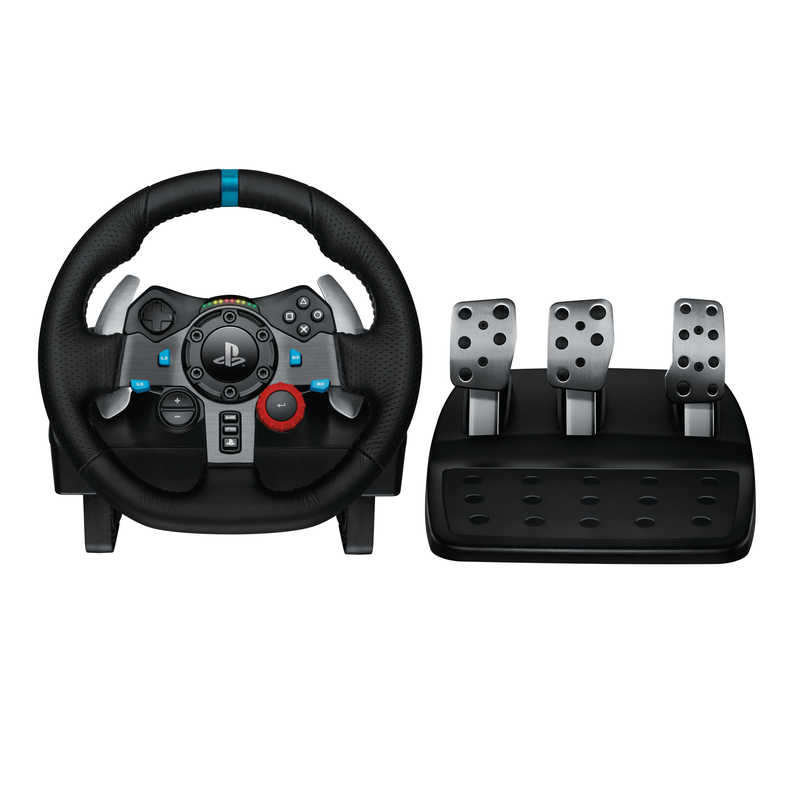 Volante Gamer c/ Pedales Logitech Force racing G29 PS3 PS4.-0
