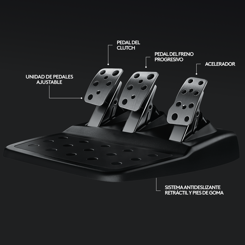Volante Gamer c/ Pedales Logitech Force racing G29 PS3 PS4.-2